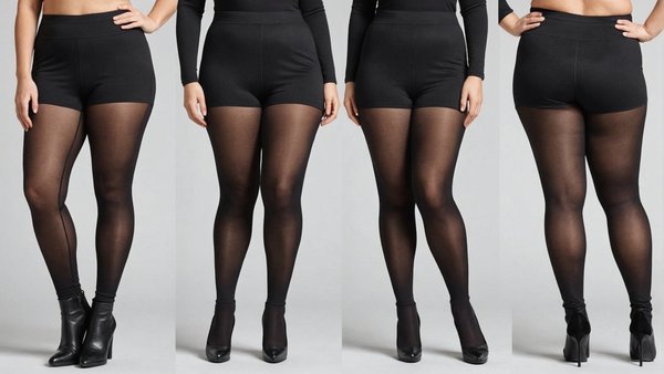 Collant polaire transparent grande taille : confort et style d'hiver